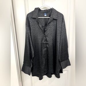 Old Navy Animal Print Button Down